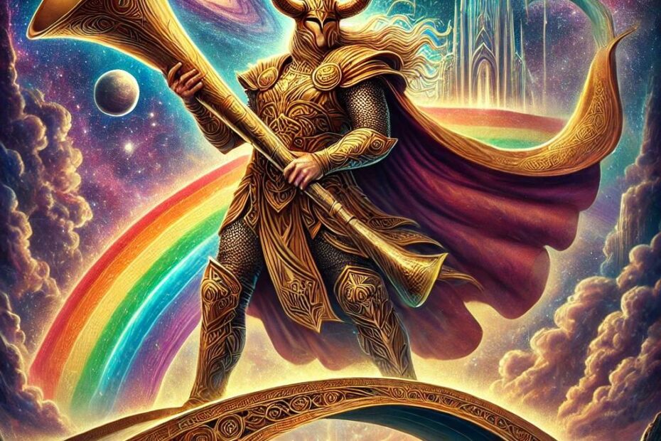 Heimdall como o guardião da ponte Bifrost