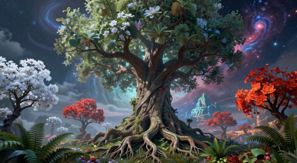 nove mundos Yggdrasil